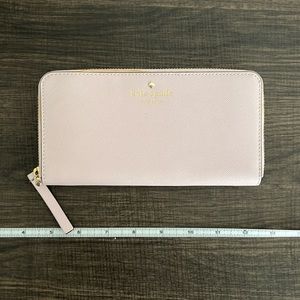 Light pink kate spade wallet